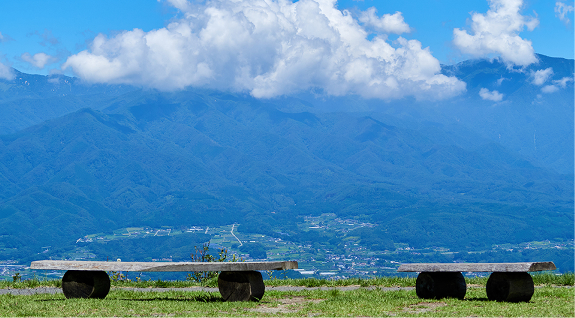 豊丘村の風景